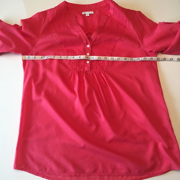 Gap Factory Coral Blouse Top Size M - Picture 7 of 8